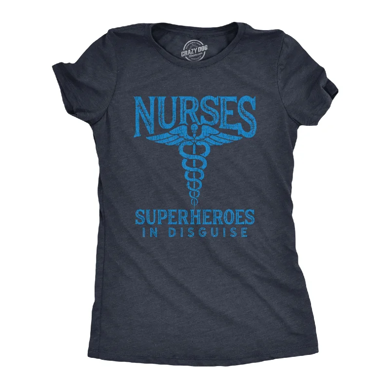 Luxury And Elegant Nurses Superheroes In Disguise Women's T Shirt