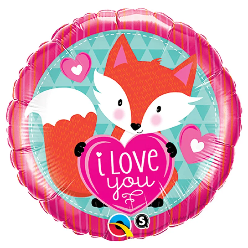 Relaxed Fit 18 inch LOVE YOU FOXY HEART