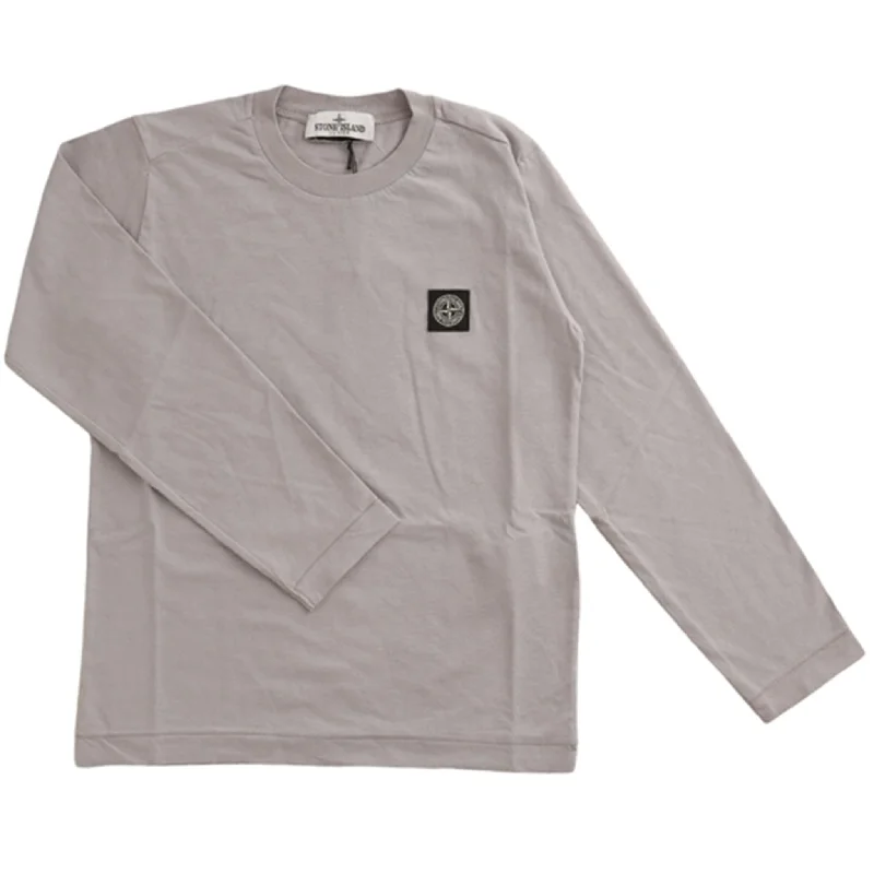 Stylish Ease Stone Island T Shirt Dust Grey