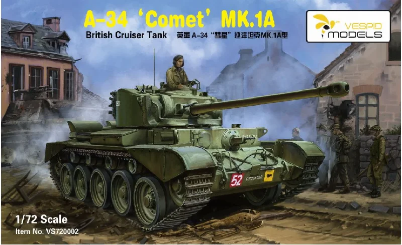 Fashion Must-have Vespid Models 1/72 A-34 "Comet" Mk.1A