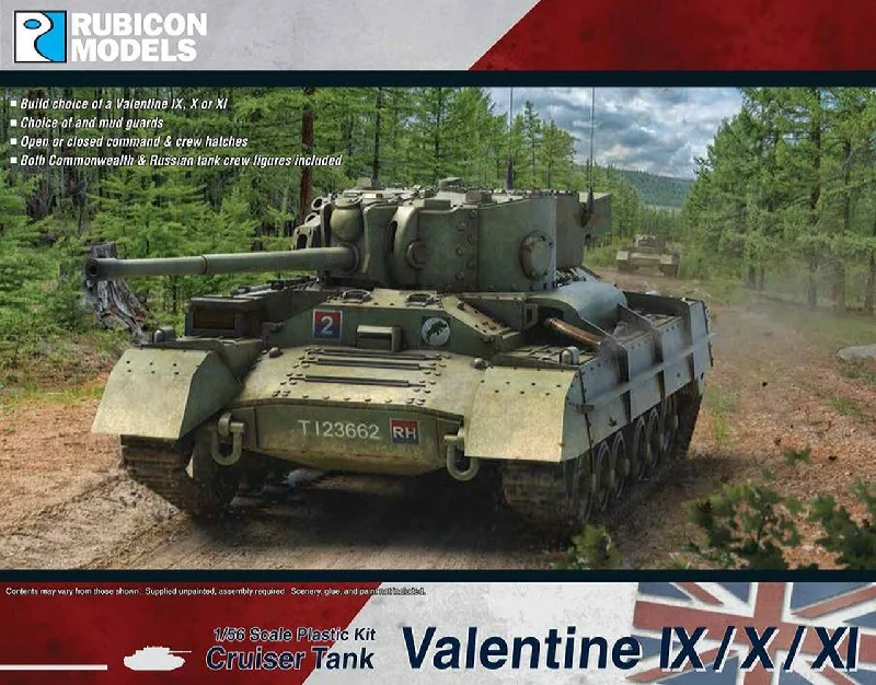 Classic Style Rubicon Models 1/56 Valentine 9/10/11