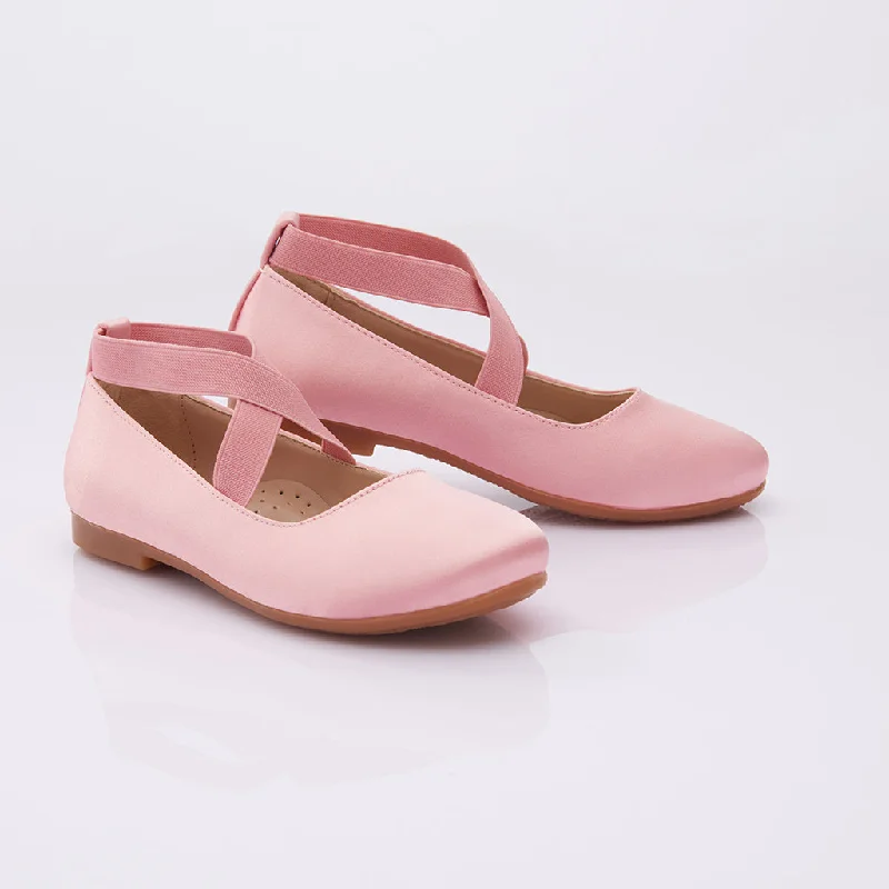 Romantic And Fresh Pink Bubblegum Ballerina Flats