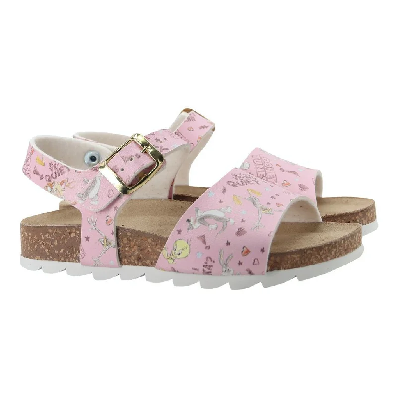 Carefree Style Pink Looney Tunes Sandals