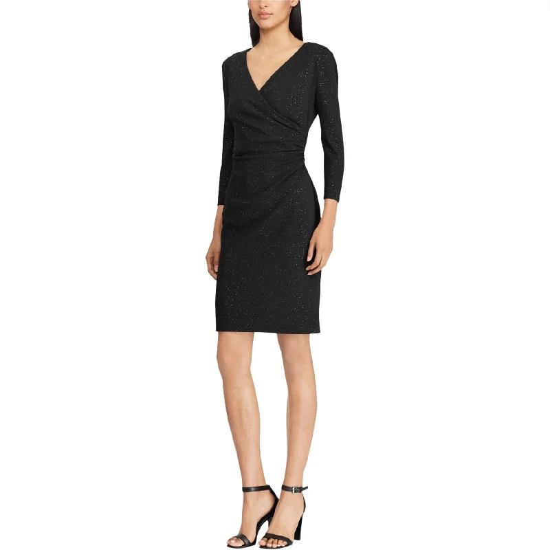 Elegant Design American Living Womens Fiona Cocktail Dress, Black, 4