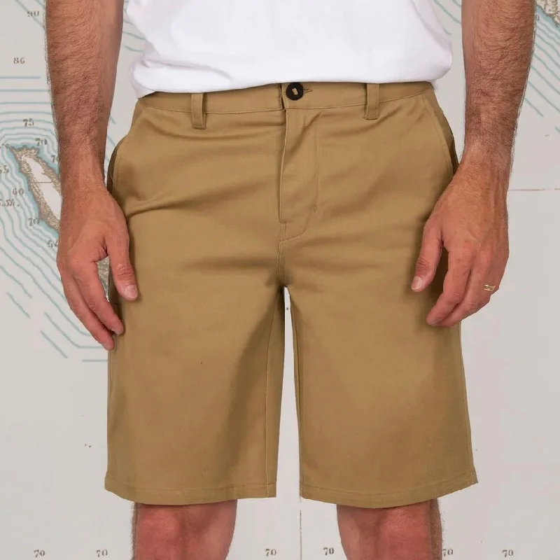 Lace Design SALTY CREW DECKHAND CHINO WALKSHORT- WORKWEAR BROWN