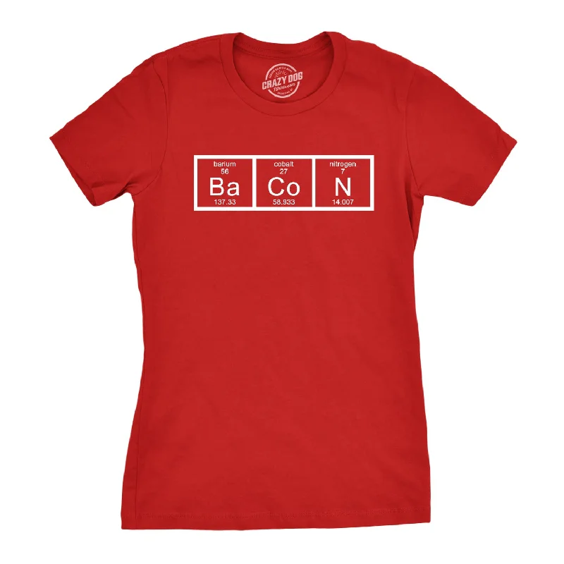 High-end Fashion Chemistry Of Bacon Women's T Shirt