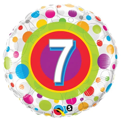 Elegant Temperament 18 inch AGE 7 COLORFUL DOTS
