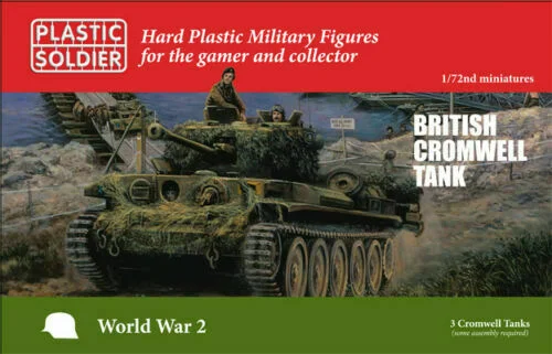 Luxury Style Plastic soldier 1/72 Cromwell tank.