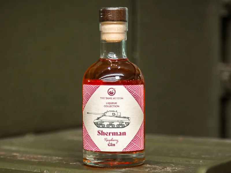 Literary Style Tank Museum Liqueur - Sherman Raspberry Gin