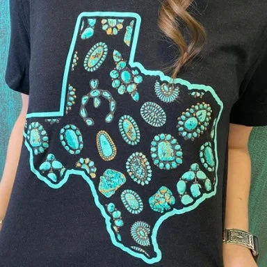 Texas In Turquoise Tee