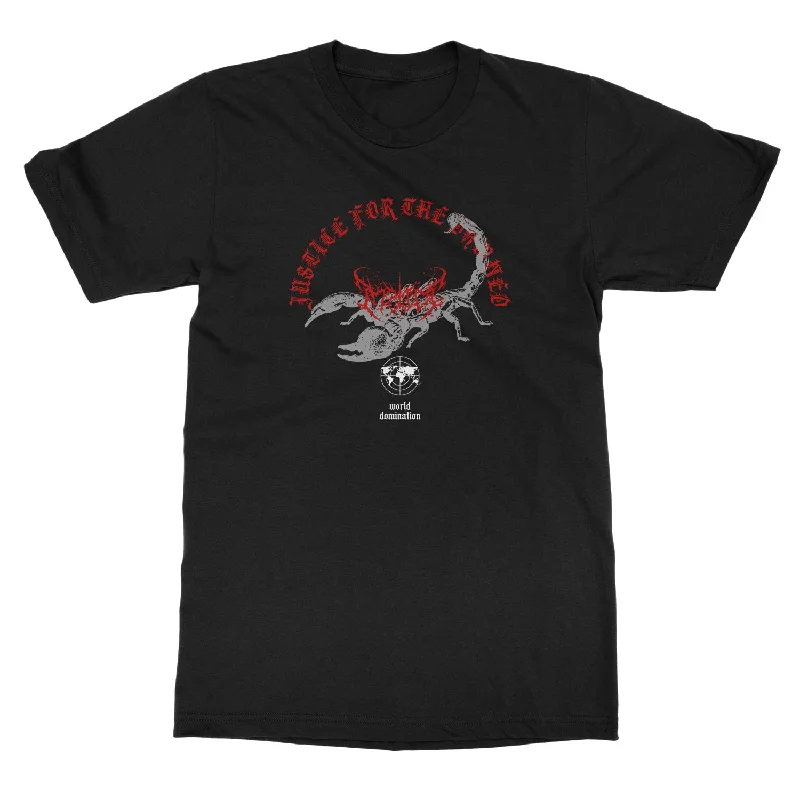 Nightclub Style Justice For The Damned "World Domination" T-Shirt