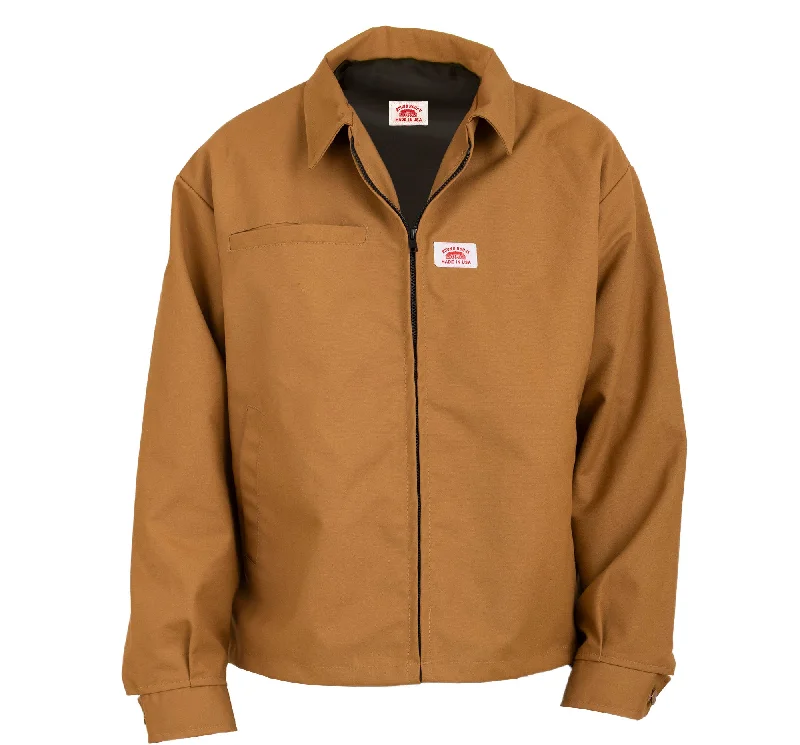 Modernism IRREGULAR #1840 American Made Jacket Brown Duck 12 oz. Jacket Made in USA Modernism IRREGULAR #1840 American Made Jacket Brown Duck 12 oz. Jacket Made in USA