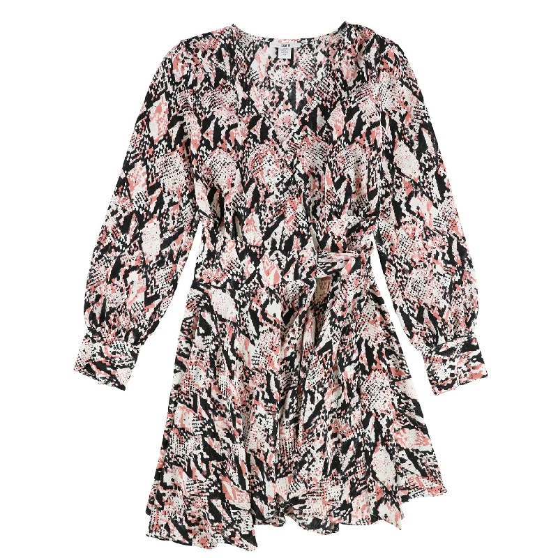Sports Cool Bar Iii Womens Printed Wrap Dress