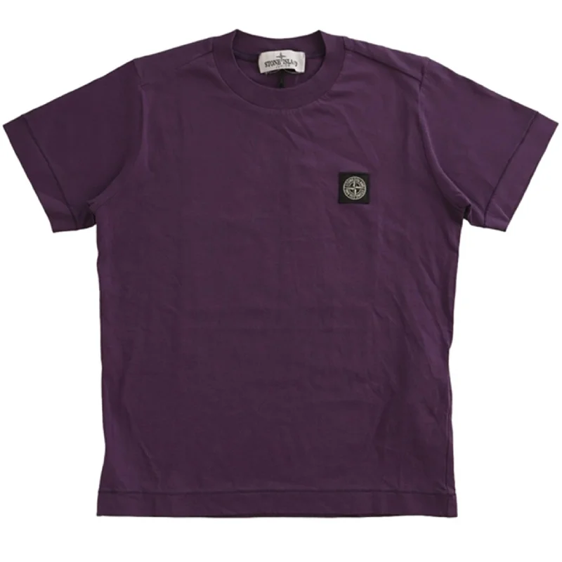 Everyday Style Stone Island T-Shirt Purple