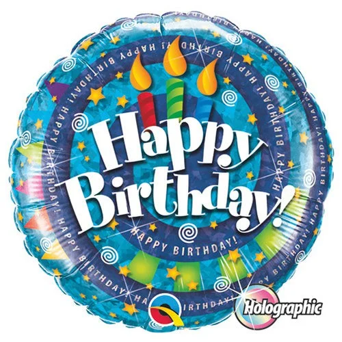 Trendy Looks 18 inch BIRTHDAY SPIRAL & CANDLES
