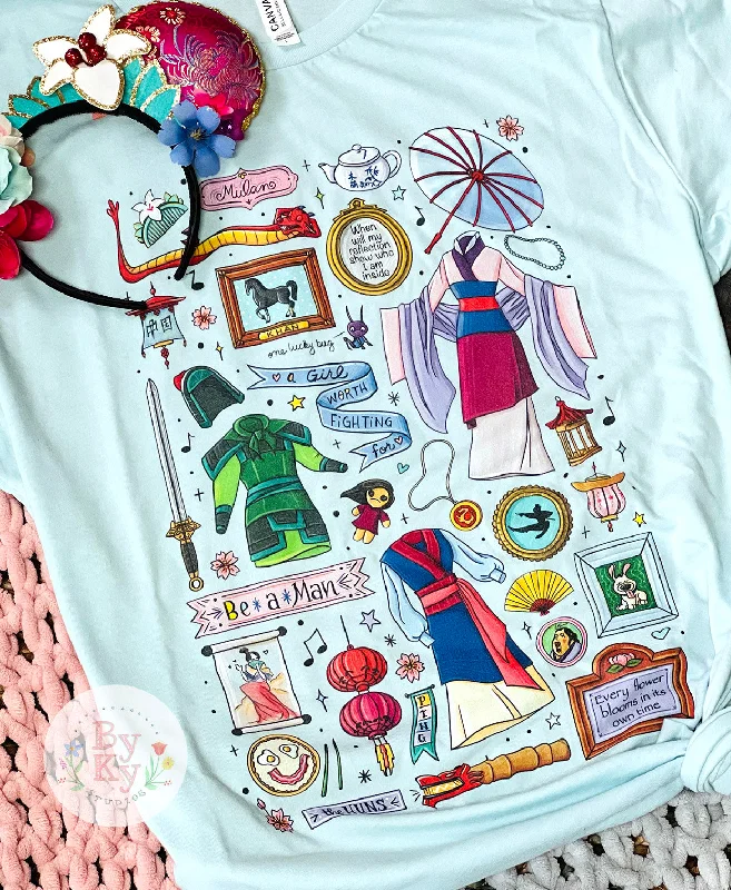 Summer Selection Mulan Princess Unisex Tee