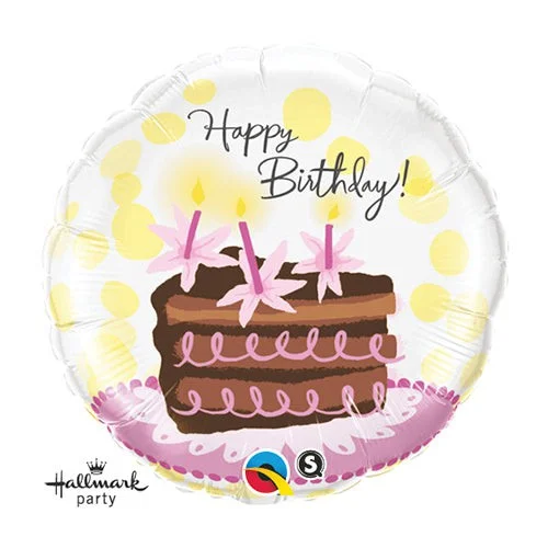 Multifunctional Style 18 inch BIRTHDAY CHOCOLATE CAKE SLICE