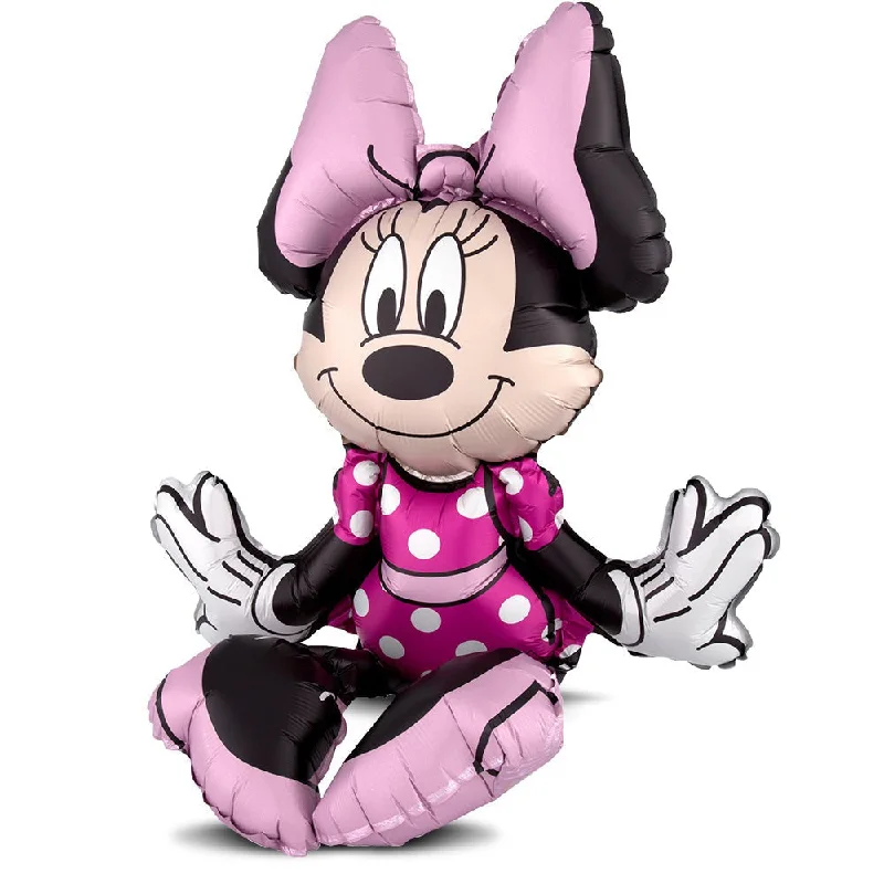 Hooded design 19 inch SITTING MINNIE MOUSE