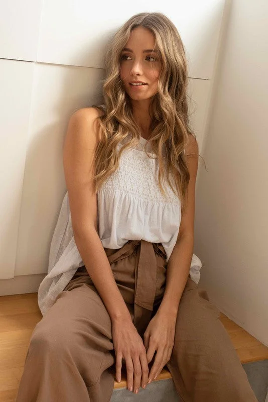 Penny Smocked Tank