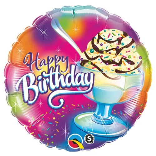 Minimal Classic 18 inch BIRTHDAY ICE CREAM SUNDAE