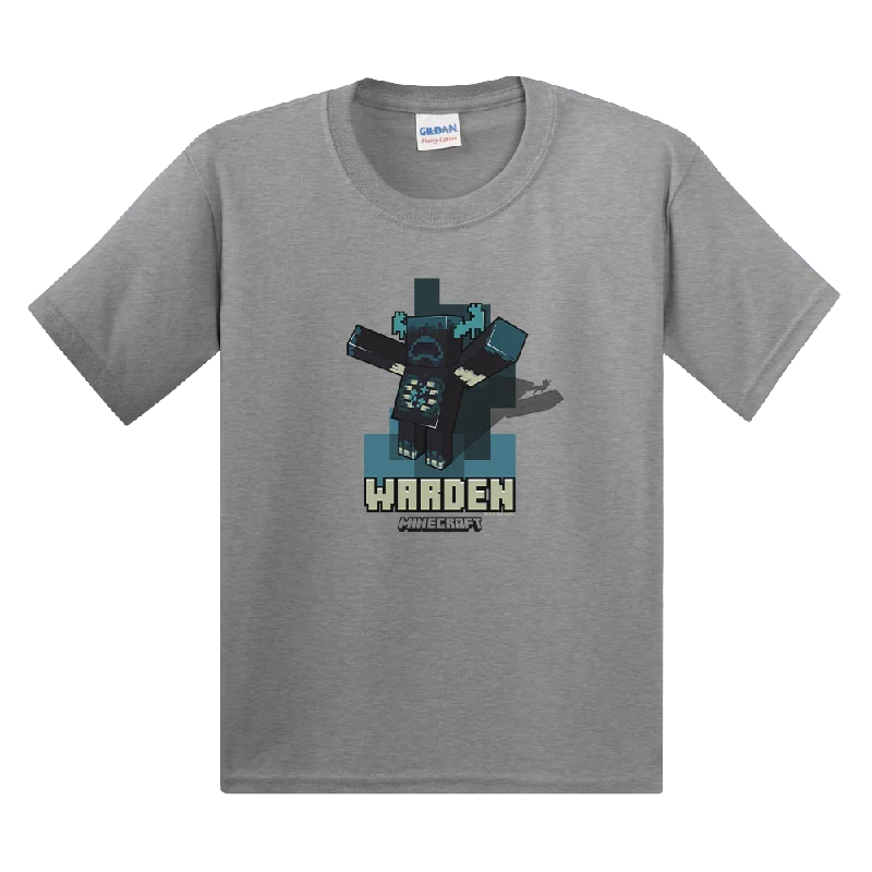 Modernism Minecraft Warden Kids T-Shirt