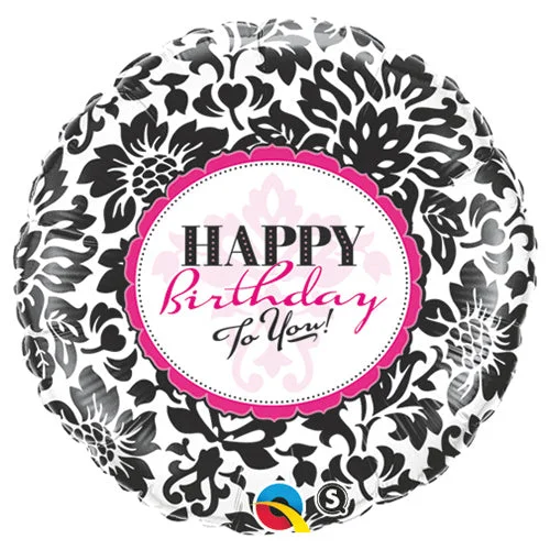 Floral Prints 18 inch BIRTHDAY ELEGANT DAMASK