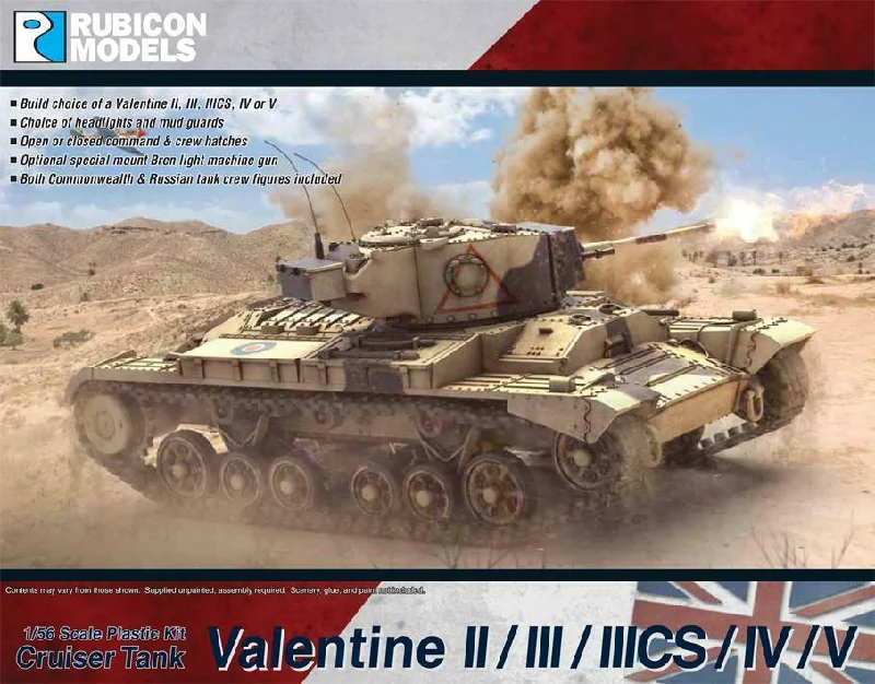Casual Style Rubicon Models 1/56 Valentine 2/3/3CS/4/5