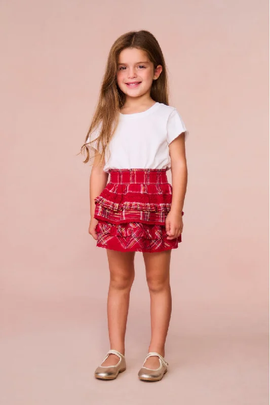 Warm and substantial Girls Billie Tartan Mini Skirt