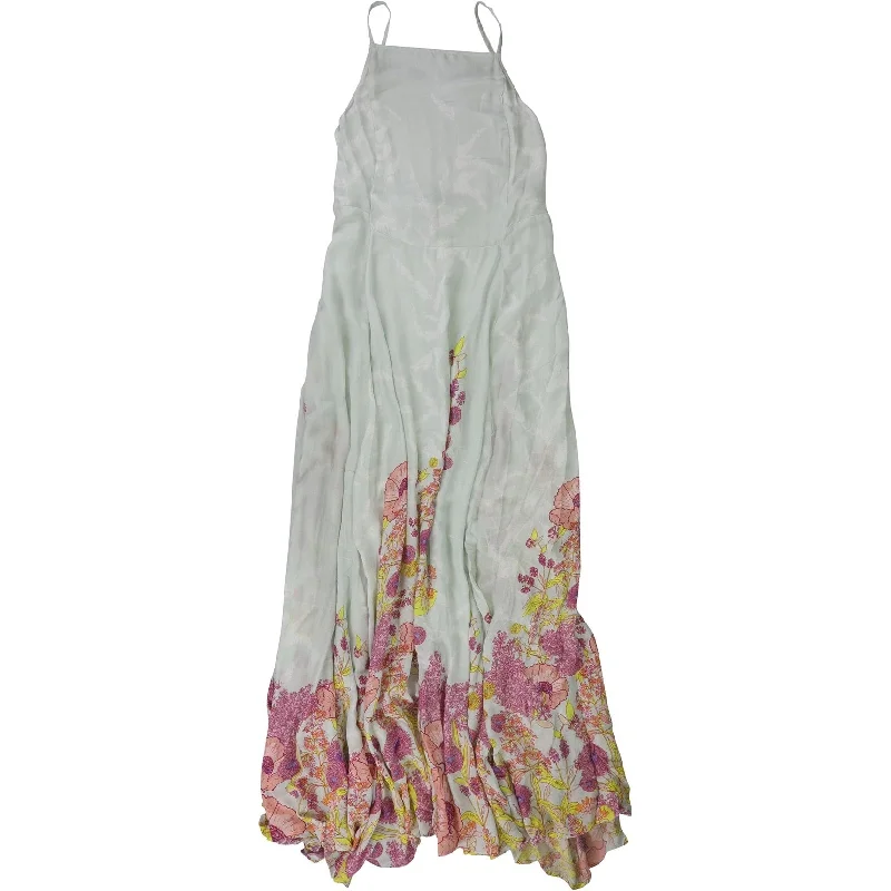 Cute Style Free People Womens Floral Maxi Dress, Green, Small