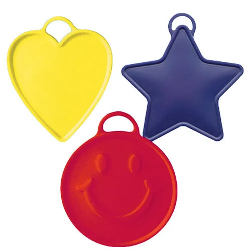 Hip-hop Style 60 GRAM BALLOON WEIGHTS - PRIMARY COLORS (10PK)