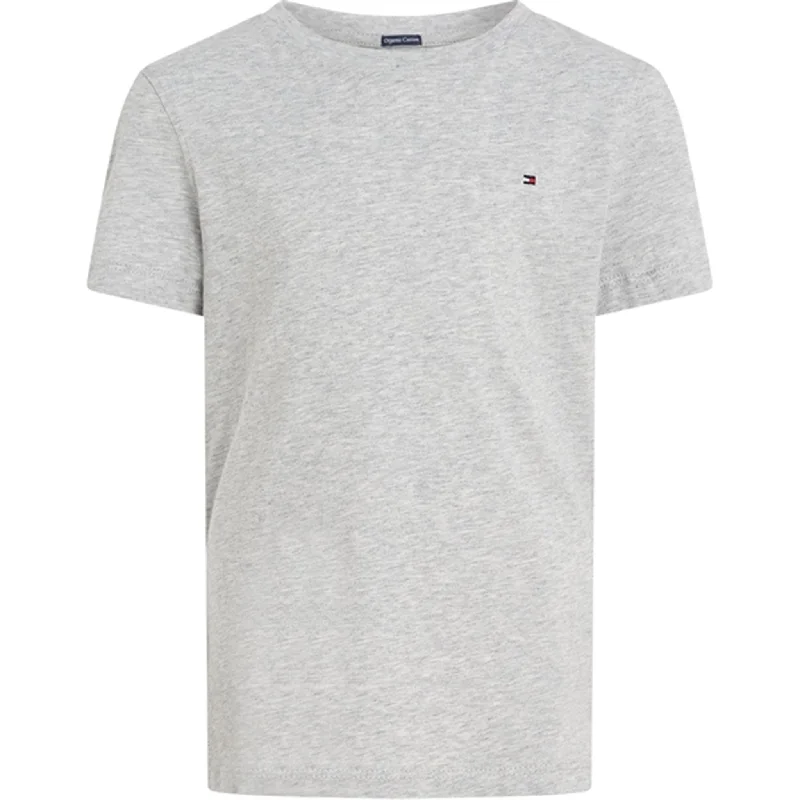 Slim Fit Tommy Hilfiger Boy Basic T-Shirt CN Grey Heather