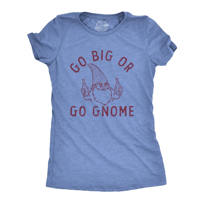 Retro Woolen Jacket Go Big Or Go Gnome Women's T Shirt