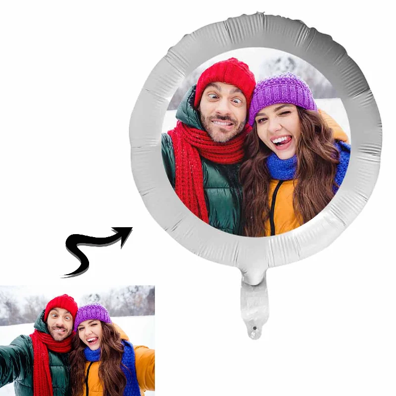 Alice style [Made in USA]Custom Foil Balloons With Photos Party Balloons Birthday Balloon Valentines Day Gifts