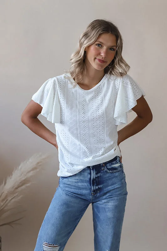Bridget White Blouse