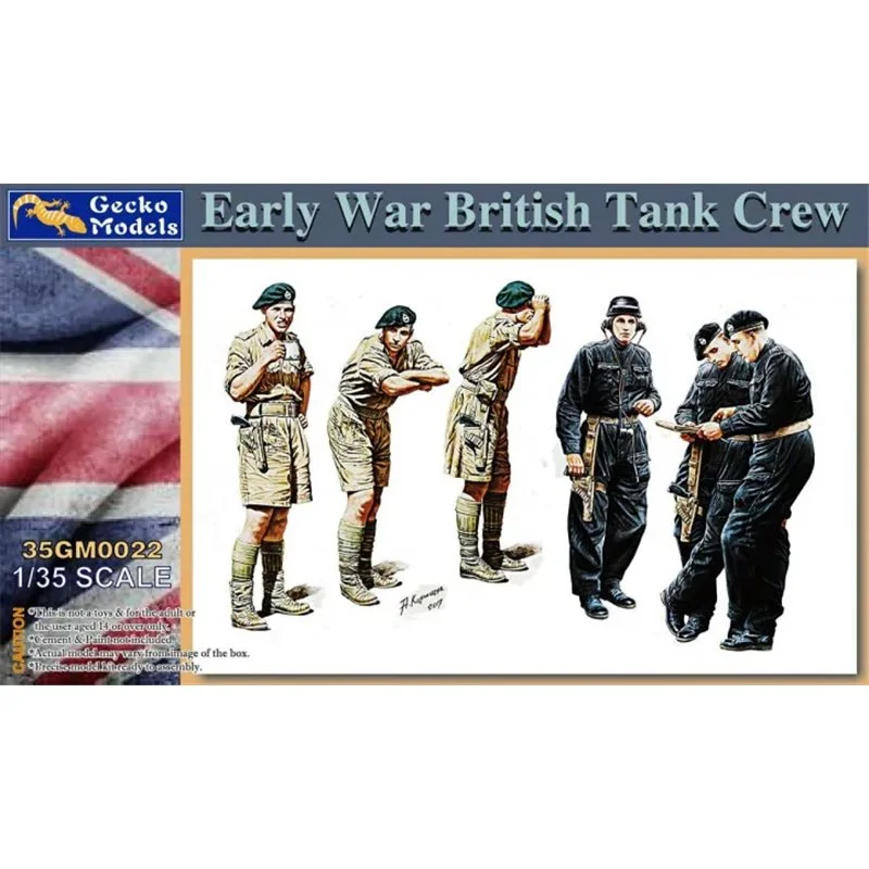 Boutique Recommendation Gecko 1/35 Early War British Tank Crew Figures