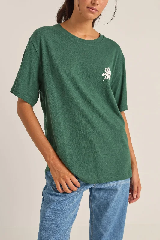 Spring Fashion La Rosa Oversized T-Shirt Green
