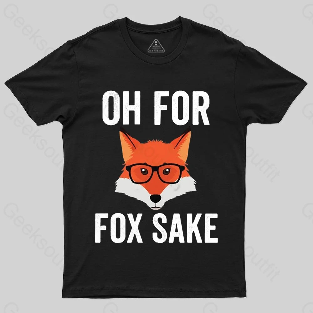 Cozy Outfit Funny Animal Puns - Oh For Fox Sake T-shirt