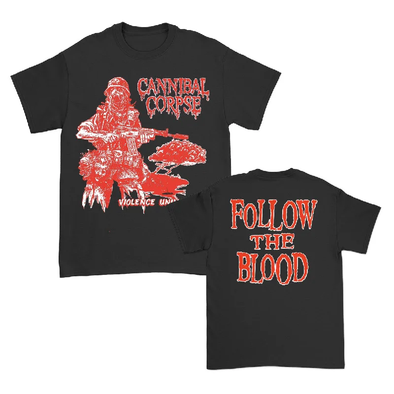 Retro Skirt Design Cannibal Corpse "Follow The Blood" T-Shirt