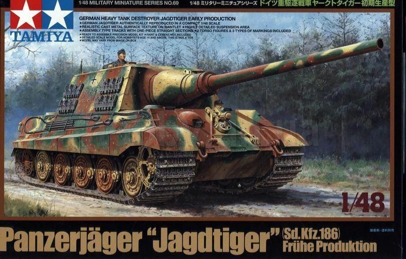 Economic Outlook Tamiya 1/48 Panzerjager 'Jagdtiger' Sd.Kfz.186 Early Production