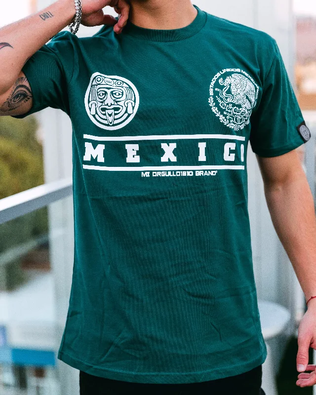 High-end atmosphere MI PATRIA GREEN T-SHIRT