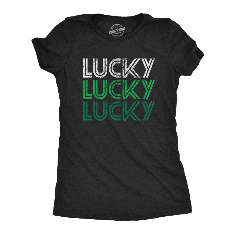 Free and comfortable Lucky Lucky Lucky Women's T Shirt