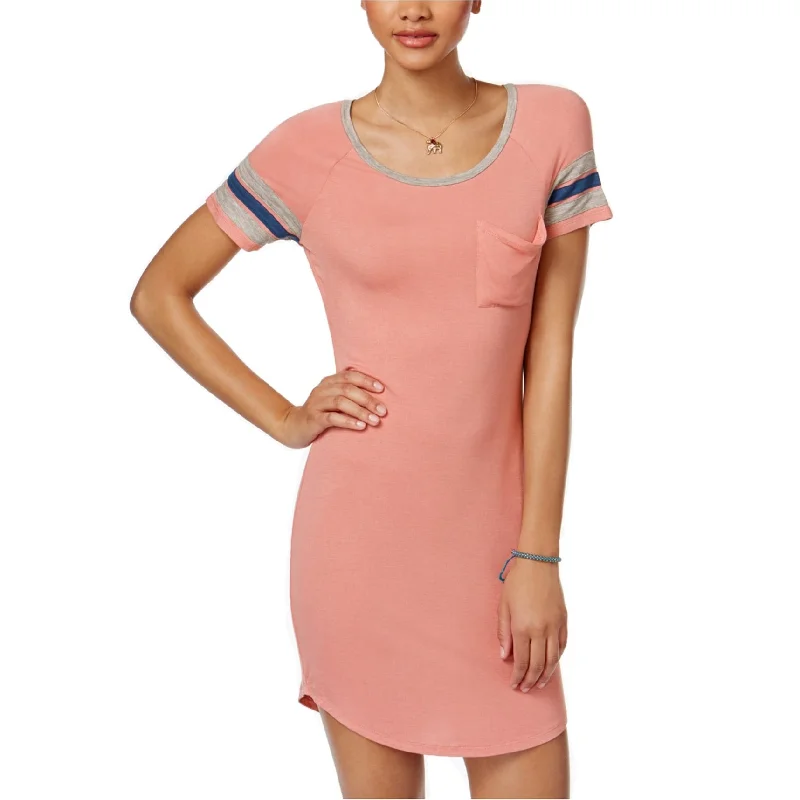 Cute Design Ultra Flirt Womens Rugby Shirt Dress, Pink, X-Small