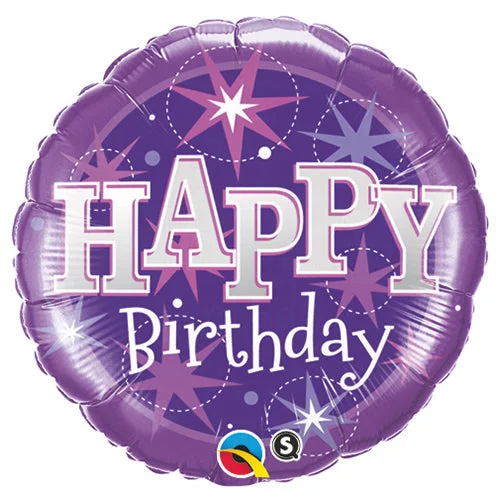 Comfy Pants 18 inch BIRTHDAY PURPLE SPARKLE