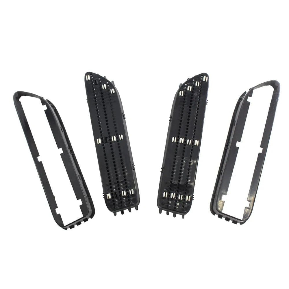 Letter embroidery Dumb Black Side Grill Grille Fen-der Vents Replacement for B-MW E46 M3 01-06 Fen-der Vents Plastic Car Accessories Letter embroidery Dumb Black Side Grill Grille Fen-der Vents Replacement for B-MW E46 M3 01-06 Fen-der Vents Plastic Car Accessories