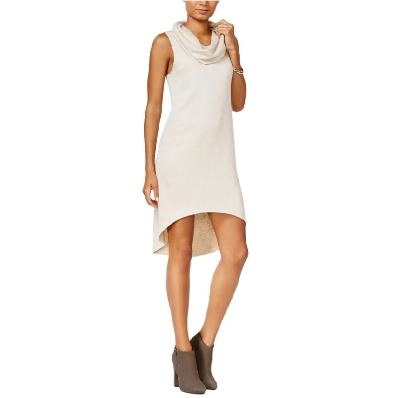 Soft Fashion Chelsea Sky Womens Snuggle Me Sweater Dress, Beige, Medium
