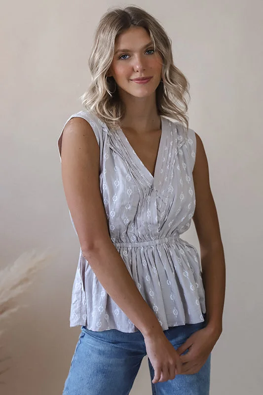 Sylvie Smocked Tank