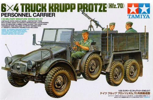 Retro Design Tamiya 1/35 6x4 Truck Krupp Protze
