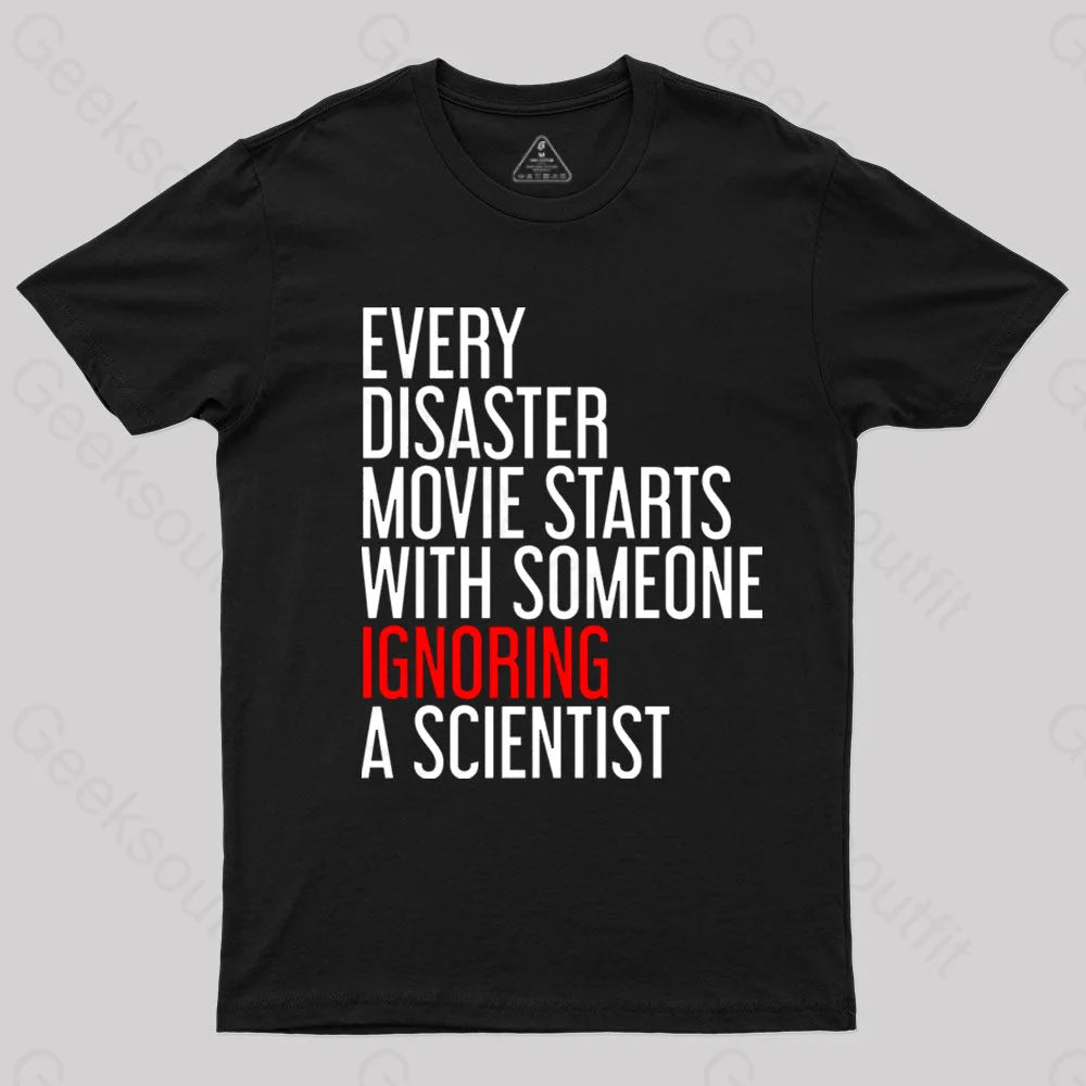 Sports Functional Style Someone Ignoring A Scientist Nerd T-Shirt
