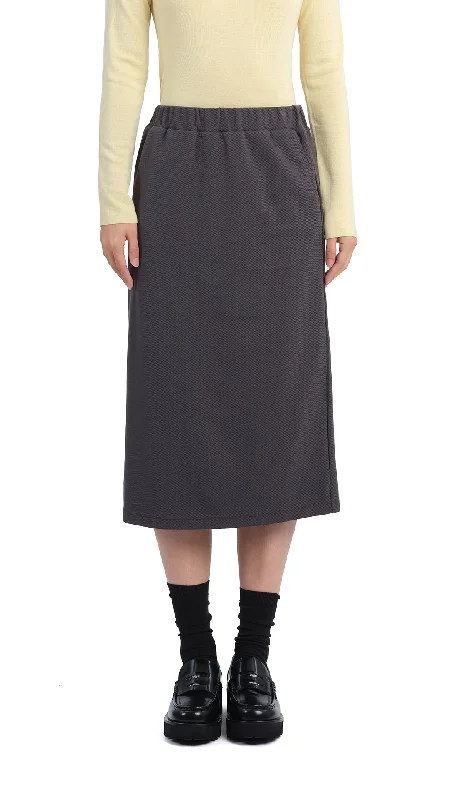 Chic Relaxation Pencil Split Skirt
