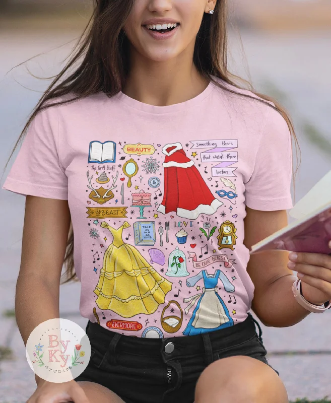 Lounge Wear Belle Princess Unisex Tee